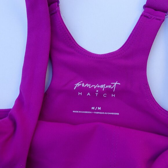 Free People Movement x Hatch Square Neck Maternity Bra Sport Purple NWT Size M - Picture 4 of 6